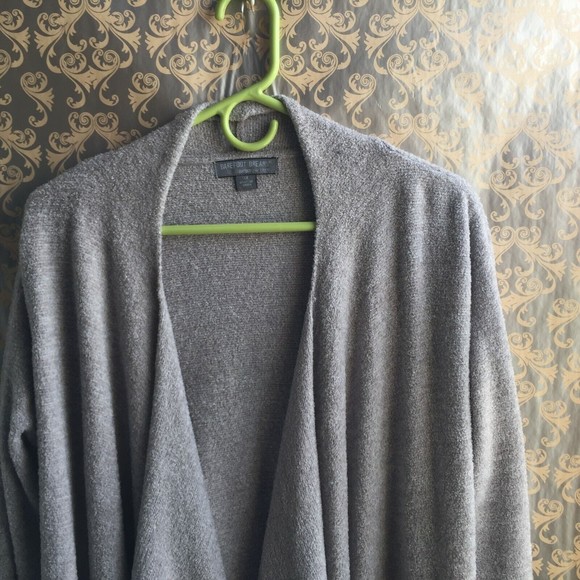 Barefoot Dreams CozyChic Lite Calypso Waterfall Open Cardigan - Size 1X Plus - Picture 3 of 11